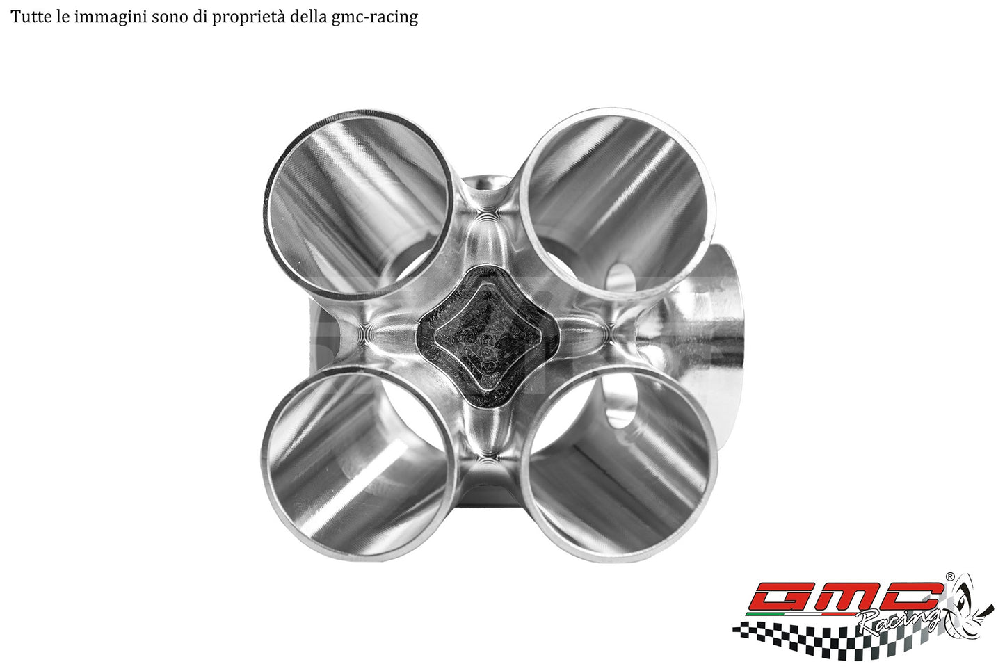 4in1 TIAL CONNECTOR EXTERNAL DIAMETER OF DUCT 42.4mm thick 1.5mm WITH EXTERNAL WASTEGATE CONNECTOR DIAMETER 48.0mm