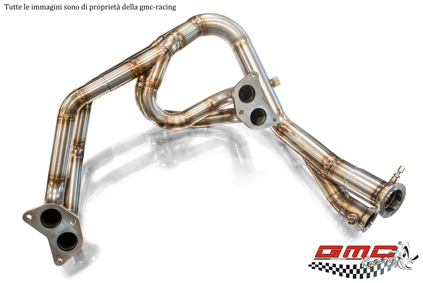 KIT COLLETTORE INOX PER SUBARU IMPREZA WRX/STI CON ATTACCO TURBO TIAL, KIT DOWNPIPE E WASTEGATE ESTERNA A RIENTRO