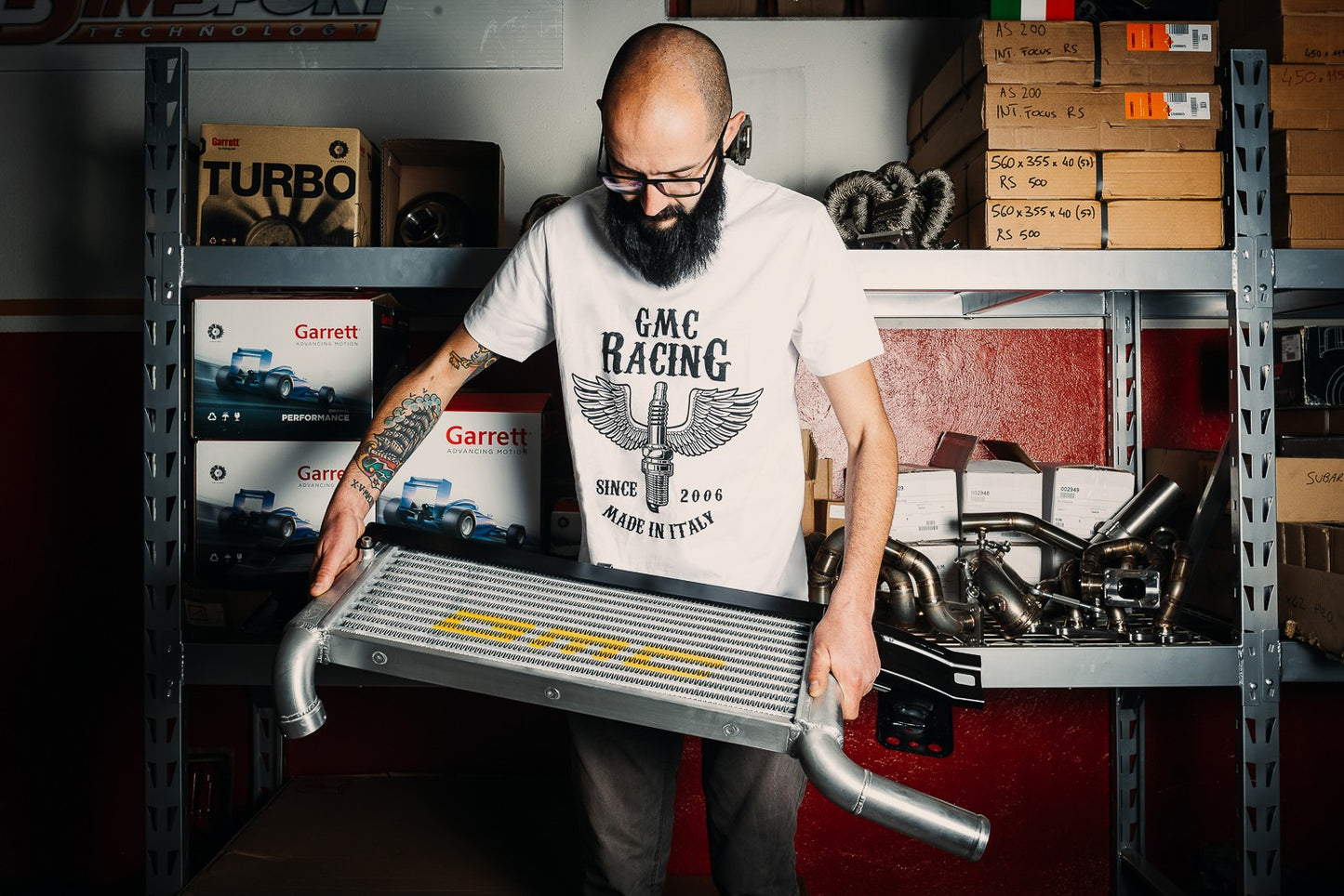 T-SHIRT LOGO CANDELA VINTAGE