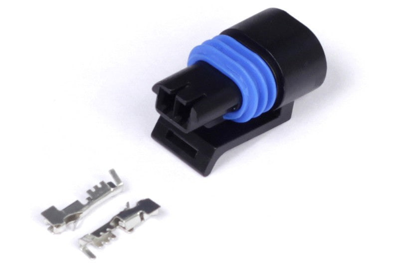 HALTECH Solo spina e pin - Delphi 2 pin stile GM Connettore temperatura liquido di raffreddamento (nero)