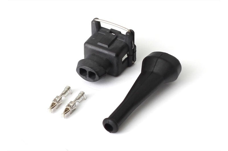 HALTECH Plug and Pin Only - Bosch EV1 (Square) 2 Pin Female Connector Junior Timer