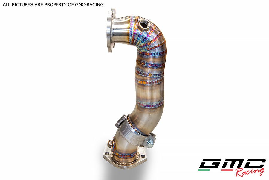 KIT COLLETTORE ATTACCO TURBO T25 CON KIT DOWNPIPE E TUBO ACQUA