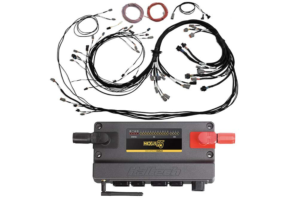 HALTECH NEXUS R5 + CABLAGGIO TERMINATO UNIVERSALE V8
