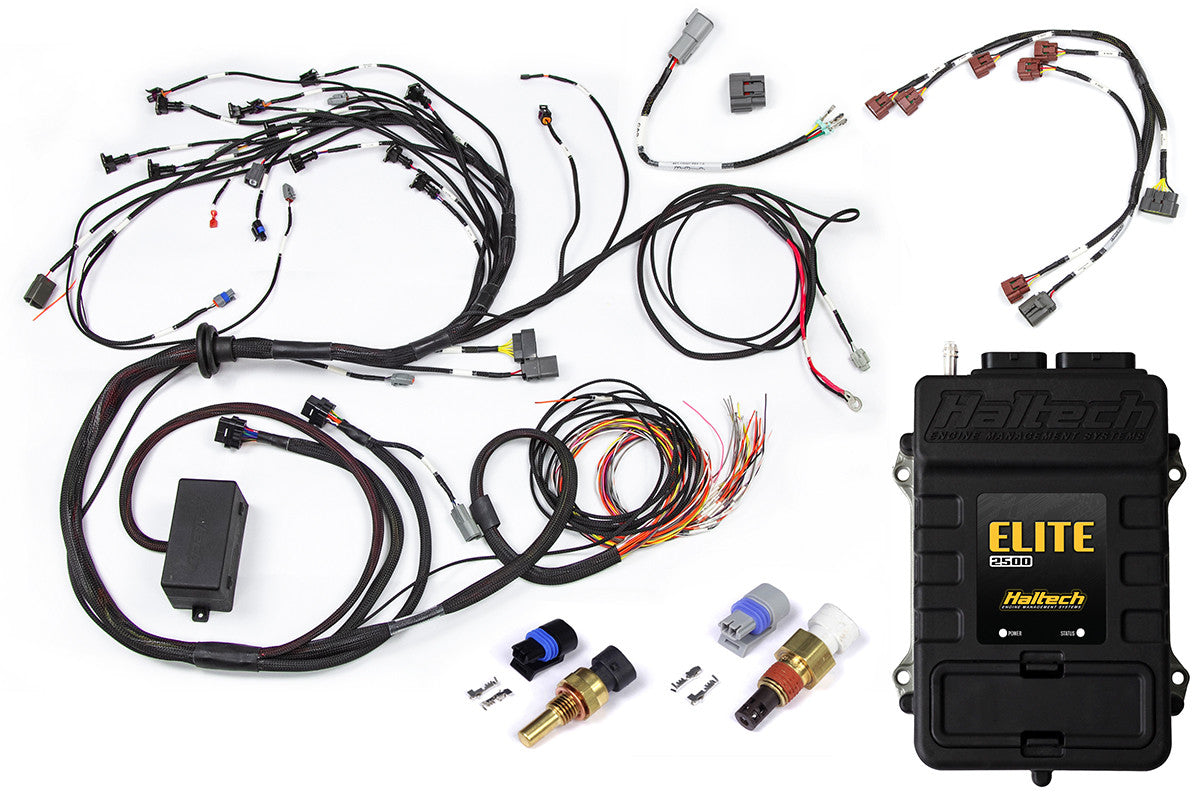 HALTECH Elite 2500 + Terminated Wiring Kit for Nissan RB Engines (No Ignition Secondary Cab, No CAS Secondary Cab)