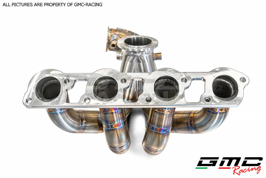 KIT COLLETTORE 75 CON ATTACCO TURBO TIAL E WASTEGATE A RIENTRO MV-S, CON KIT DOWNPIPE