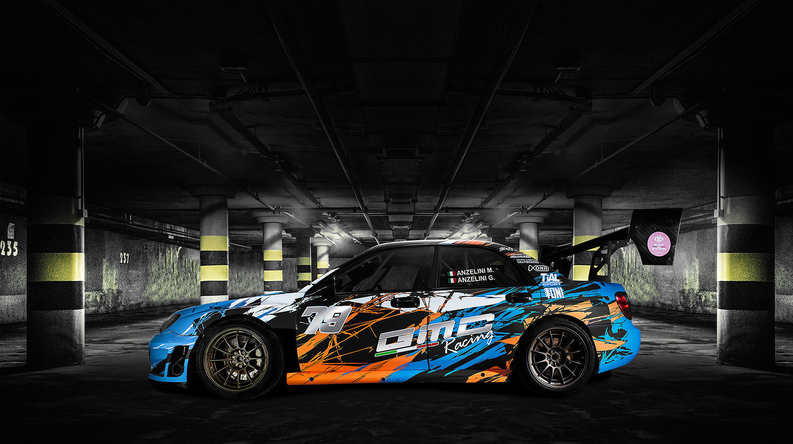 NEW GRAPHICS OF OUR SUBARU STI TWINTURBO BY TIMEATTACKITALIA – GMC RACING