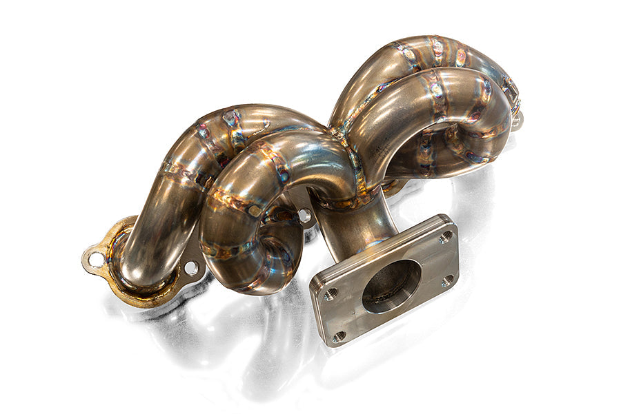 COLLETTORE INOX PER ALFA ROMEO 75 1800 TURBO CON ATTACCO TURBO ORIGINALE