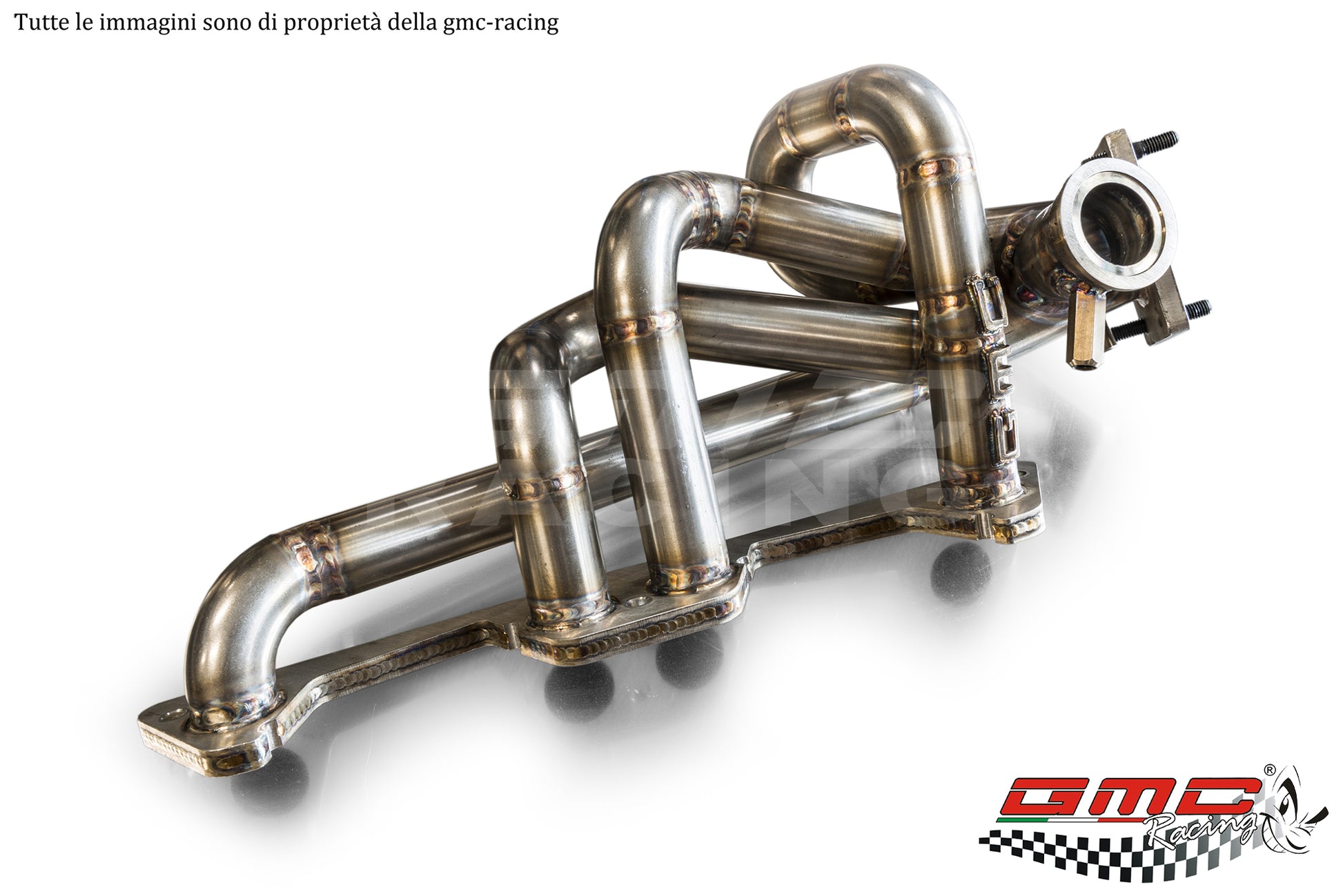 COLLETTORE  FIAT UNO TURBO CON ATTACCO TURBINA TIAL E CON WASTEGATE ESTERNA MV-S, CON KIT DOWNPIPE