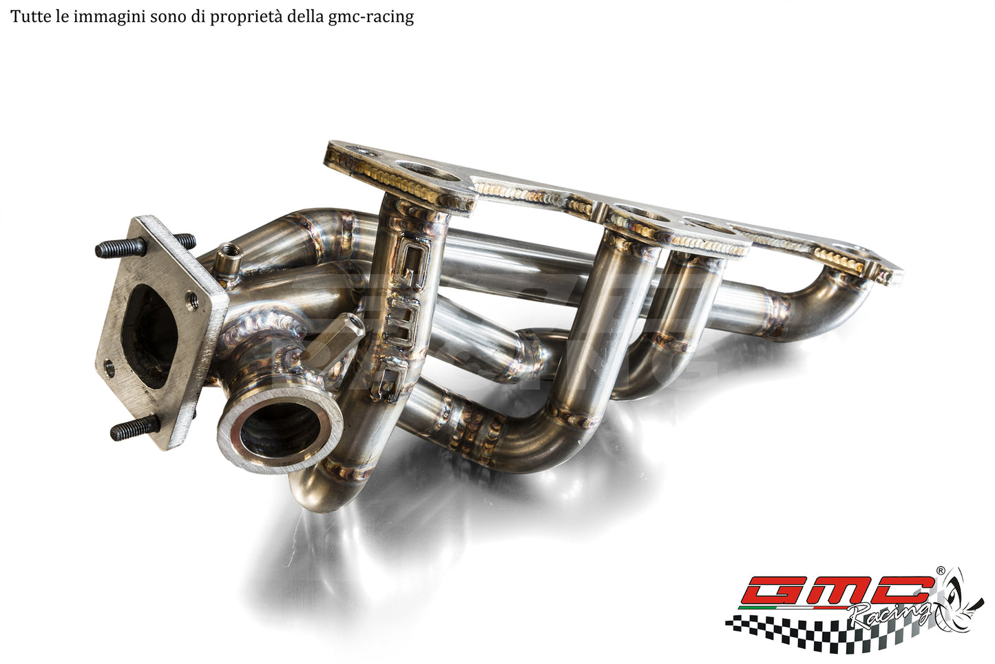 COLLETTORE  FIAT UNO TURBO CON ATTACCO TURBINA TIAL E CON WASTEGATE ESTERNA MV-S, CON KIT DOWNPIPE