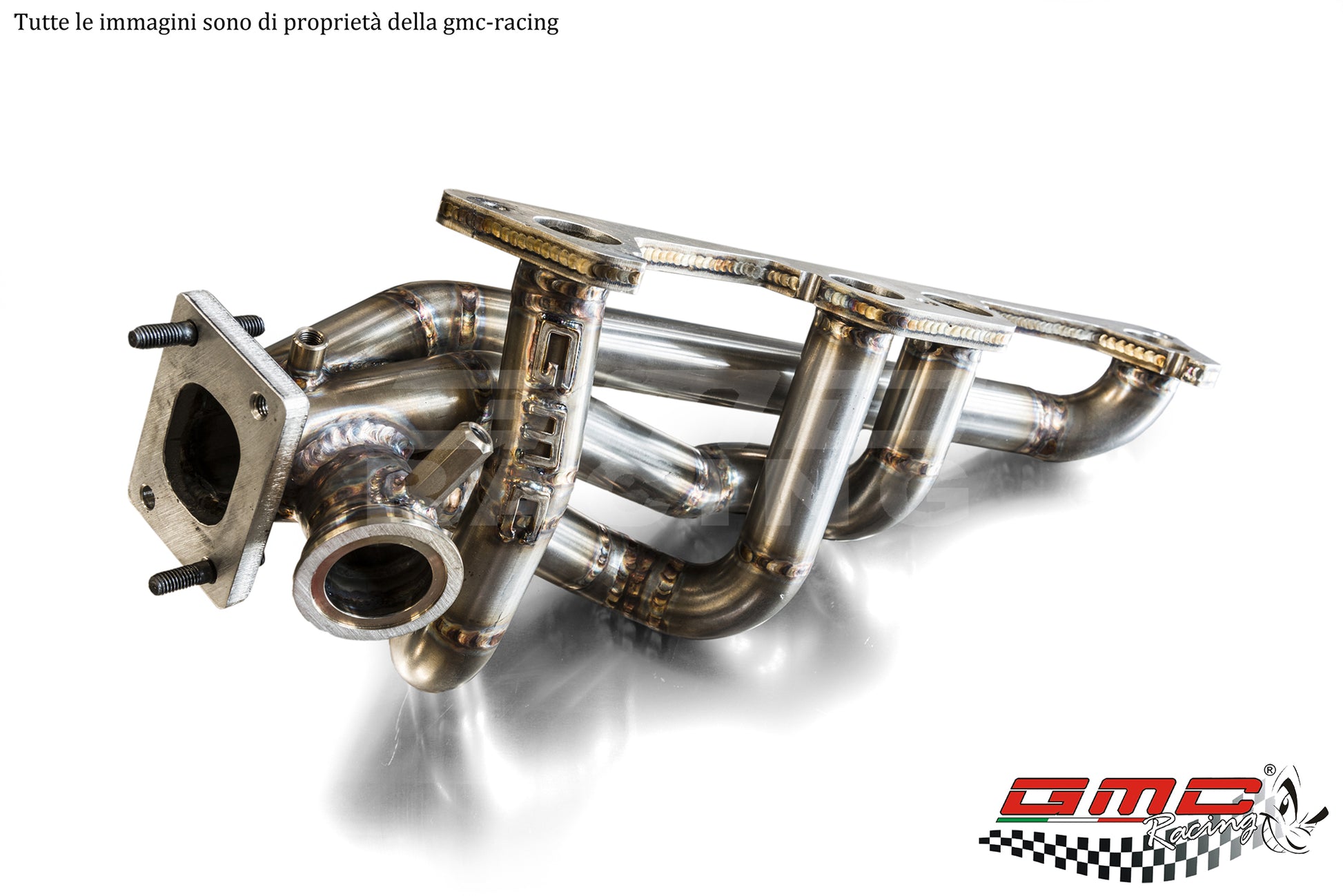 COLLETTORE  FIAT UNO TURBO CON ATTACCO TURBINA TIAL E CON WASTEGATE ESTERNA MV-S, CON KIT DOWNPIPE