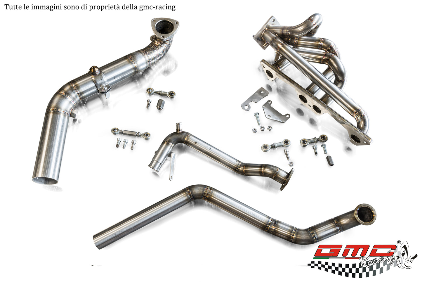 COLLETTORE  FIAT UNO TURBO CON ATTACCO TURBINA TIAL E CON WASTEGATE ESTERNA MV-S, CON KIT DOWNPIPE