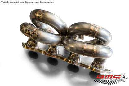 COLLETTORE INOX PER MITSUBISHI LANCER EVO CON WASTEGATE ESTERNA