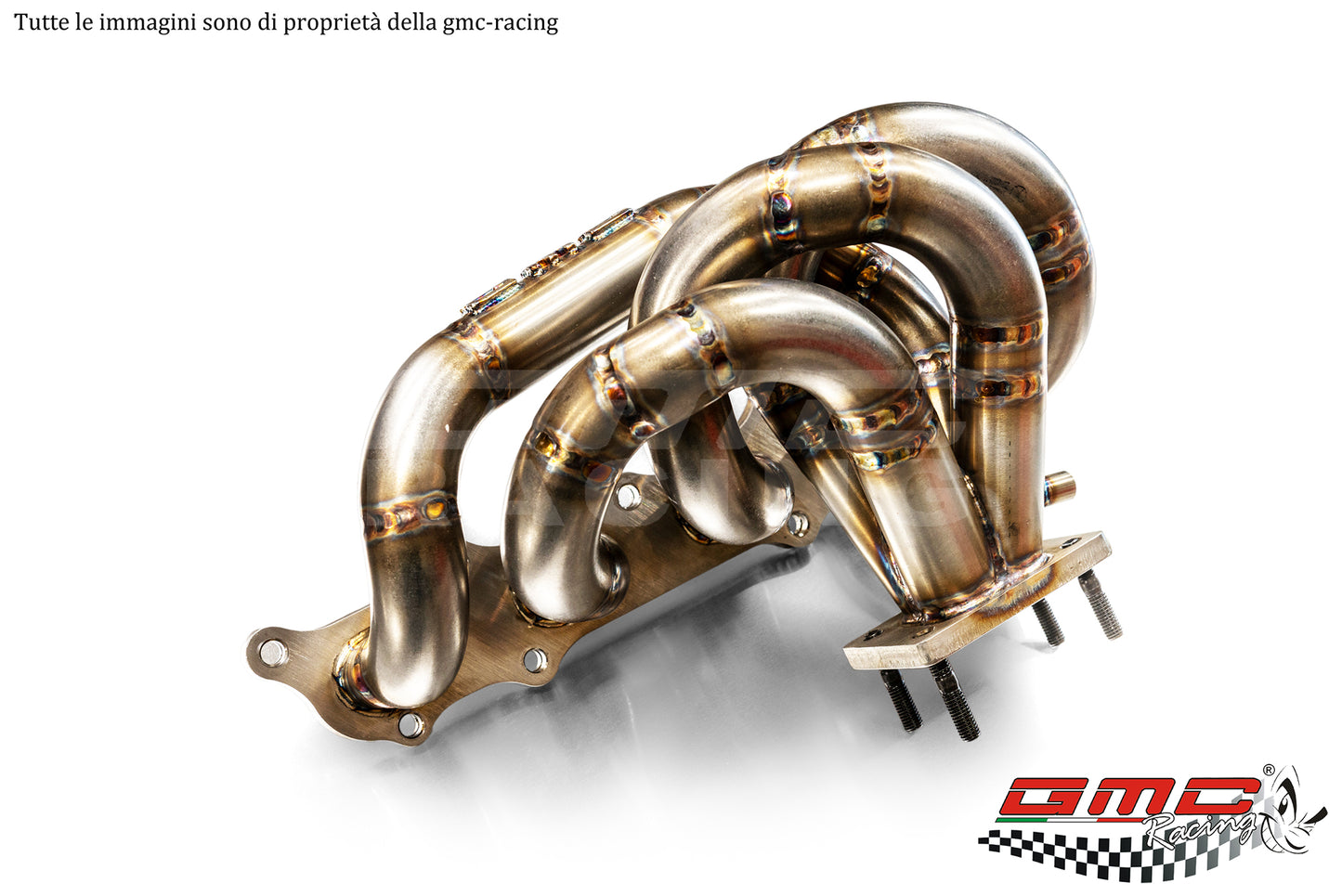 COLLETTORE IN INOX PER 1.4 T-JET ABARTH, FIAT, ALFA E LANCIA ATTACCO TURBO T25 CON TURBO SOTTO CON KIT DOWNPIPE