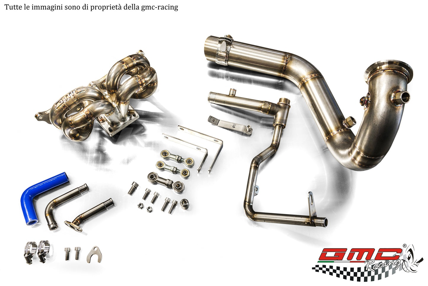 COLLETTORE IN INOX PER 1.4 T-JET ABARTH, FIAT, ALFA E LANCIA ATTACCO TURBO NUOVA SERIE G CON KIT DOWNPIPE
