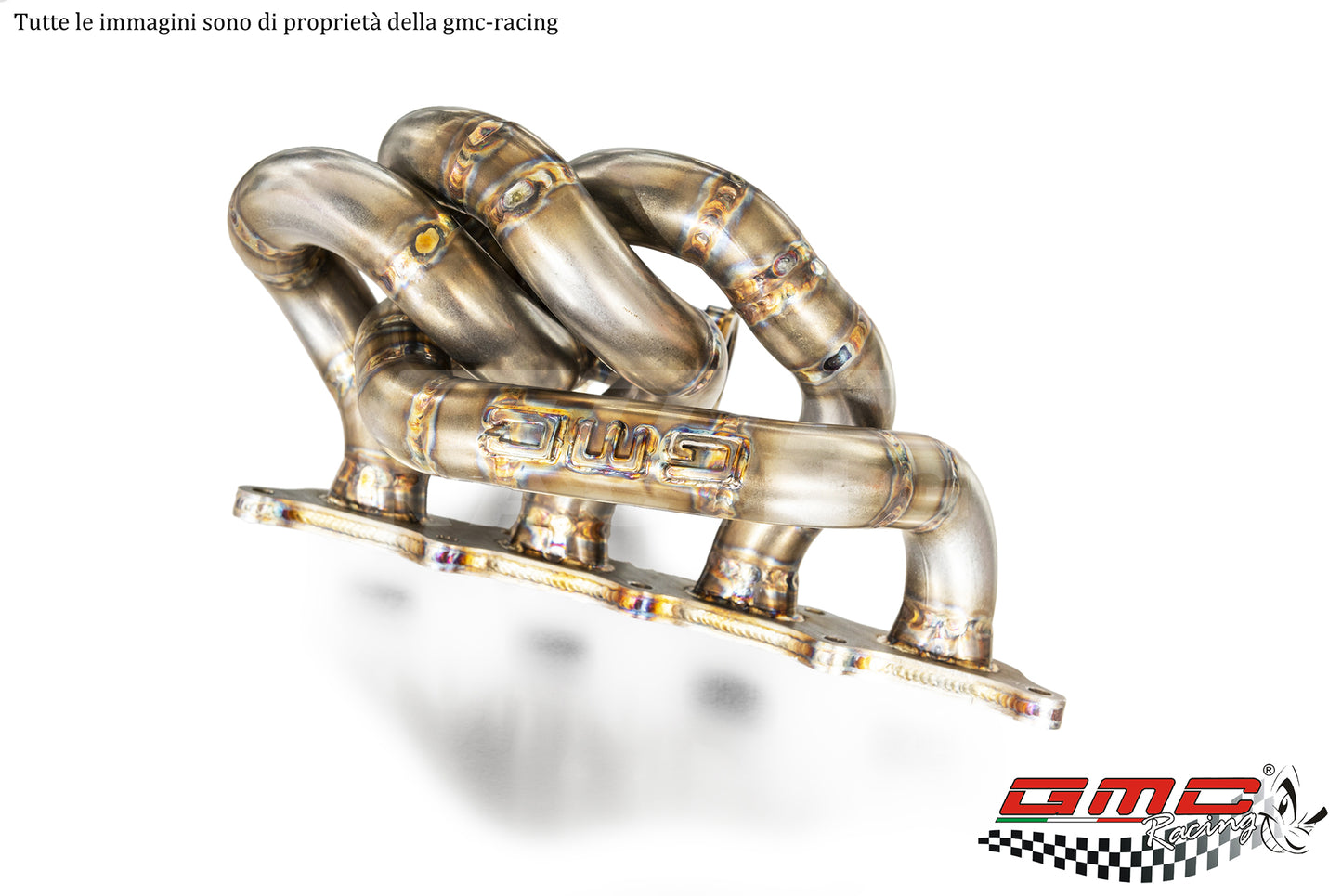 COLLETTORE IN INOX PER 1.4 T-JET ABARTH, FIAT, ALFA E LANCIA ATTACCO TURBO TD04 CON WASTEGATE ESTERNA  CON KIT DOWNPIPE