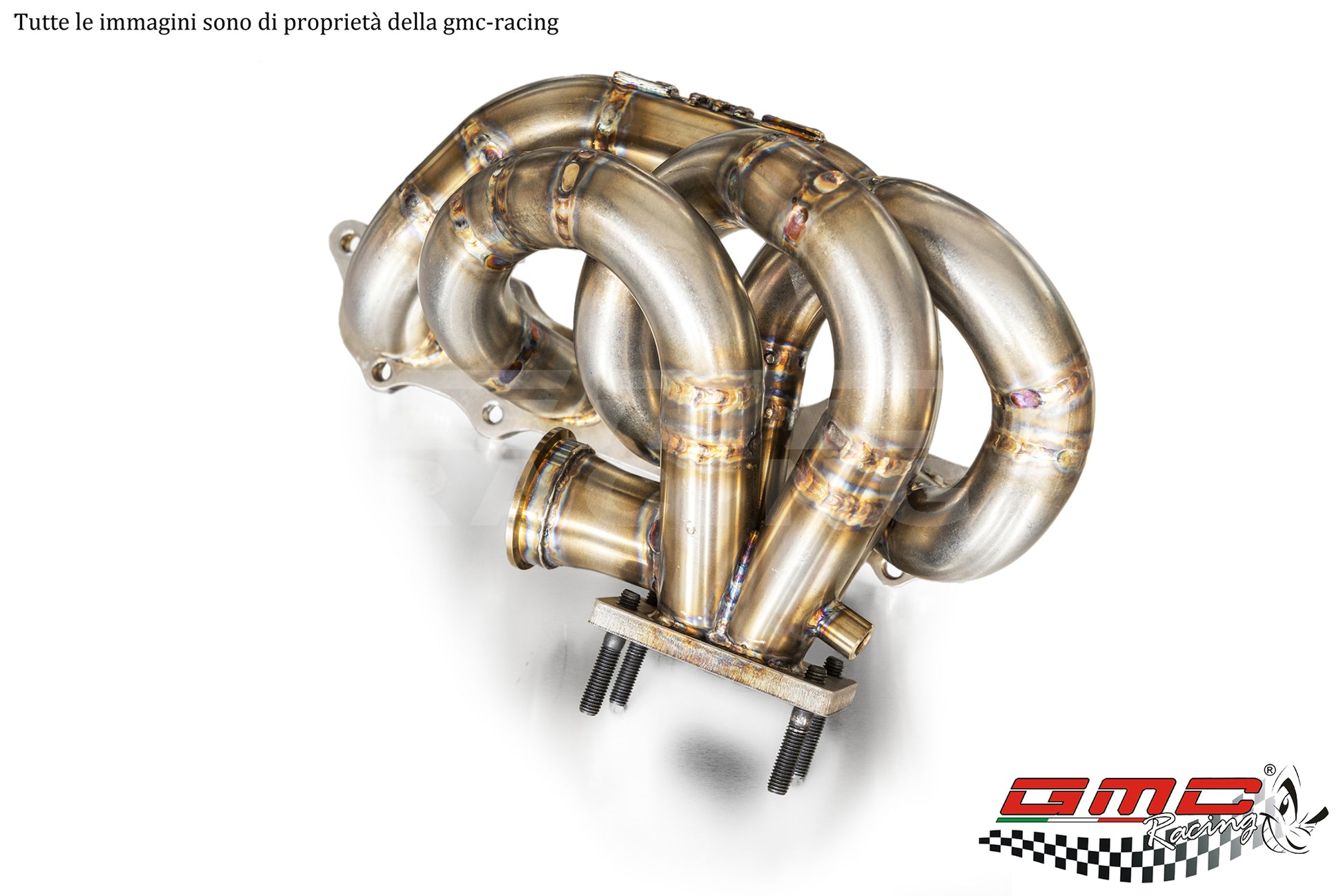 COLLETTORE IN INOX PER 1.4 T-JET ABARTH, FIAT, ALFA E LANCIA ATTACCO TURBO TD04 CON WASTEGATE ESTERNA  CON KIT DOWNPIPE