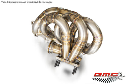 COLLETTORE IN INOX PER 1.4 T-JET ABARTH, FIAT, ALFA E LANCIA ATTACCO TURBO TD04 CON WASTEGATE ESTERNA  CON KIT DOWNPIPE