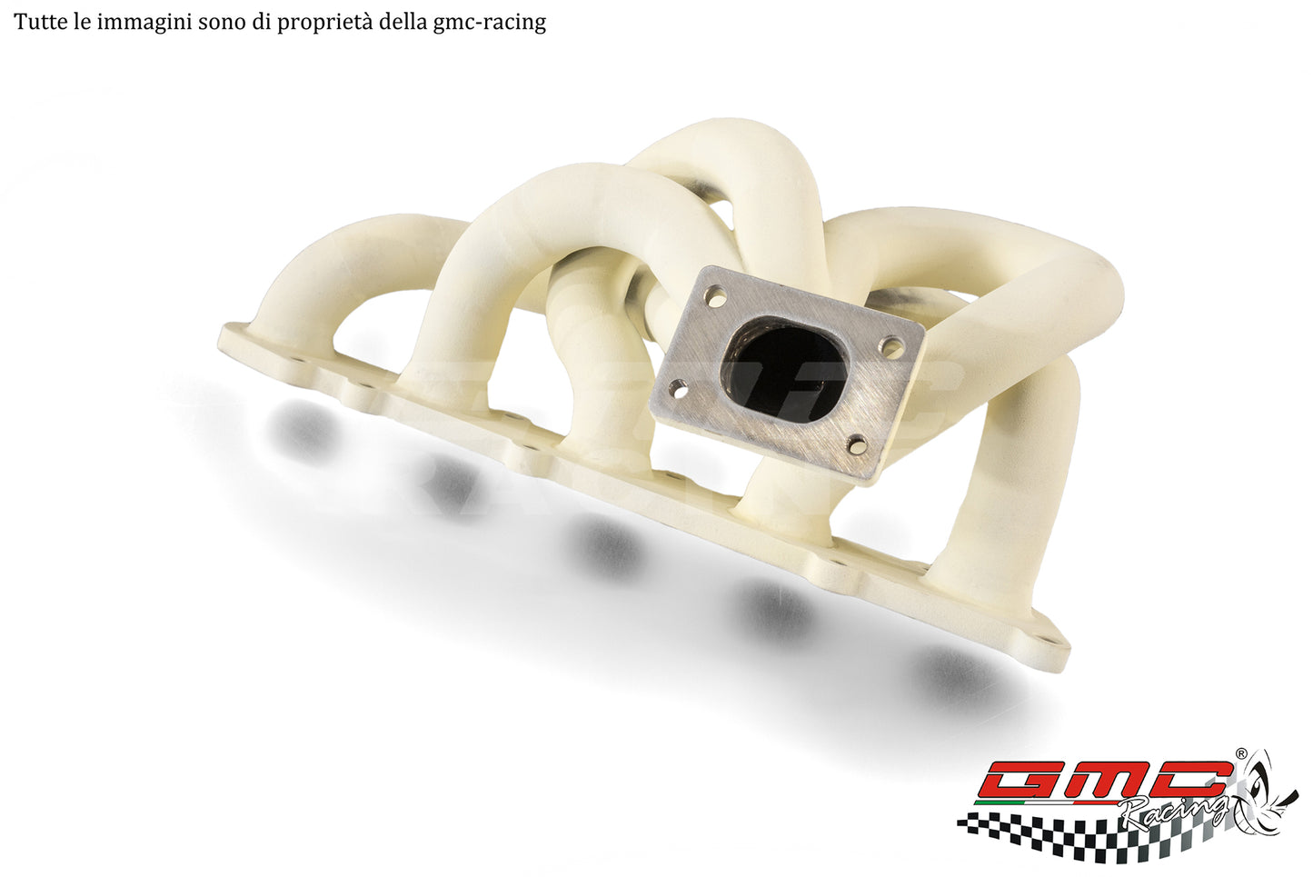 COLLETTORE IN INOX PER FIAT COUPE' 20V TURBO CON ATTACCO TURBO ORIGINALE