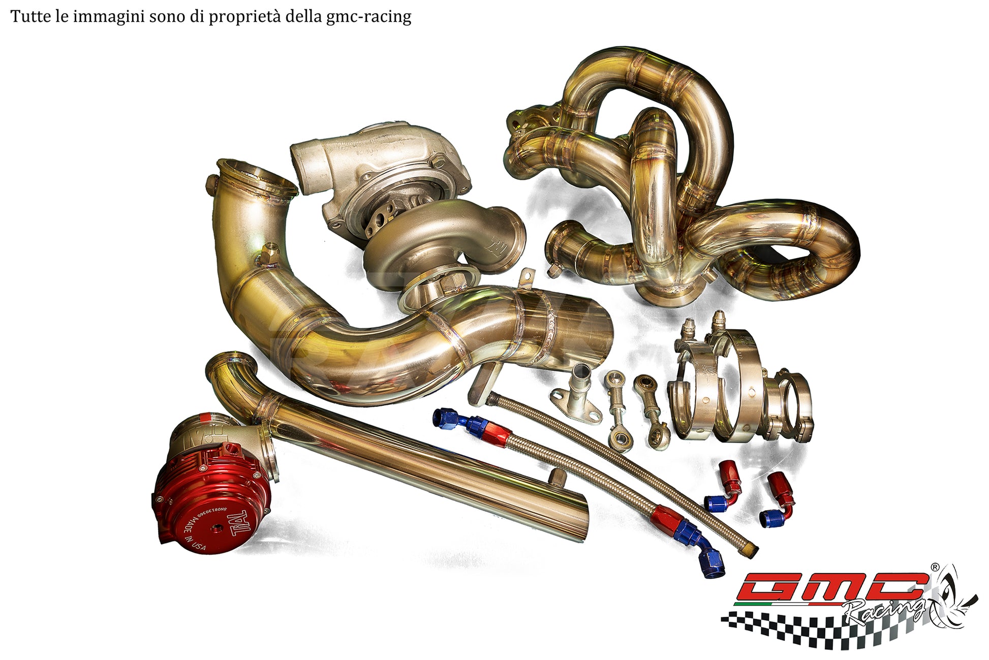 KIT TURBO PER FORD FOCUS RS MK1 FINO A 450cv CON WASTGATE ESTERNA