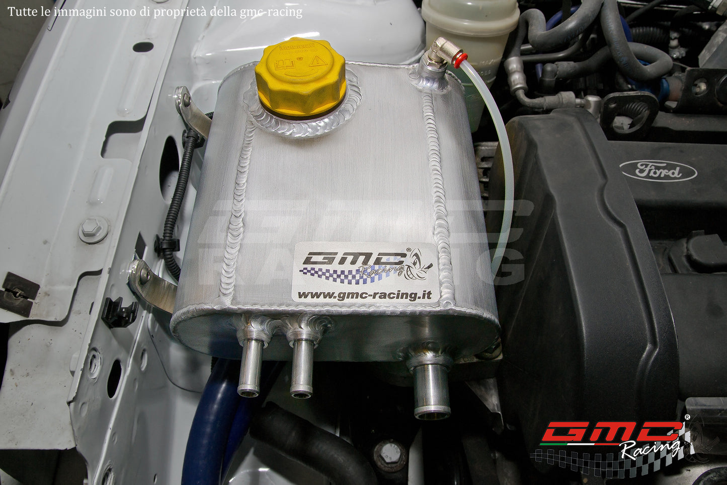 VASCHETTA RADIATORE ACUQA IN ALLUMINIO PER FORD FOCUS RS MK1