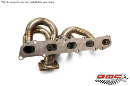 COLLETTORE IN INOX PER FIAT COUPE' 20V TURBO CON ATTACCO TURBO ORIGINALE