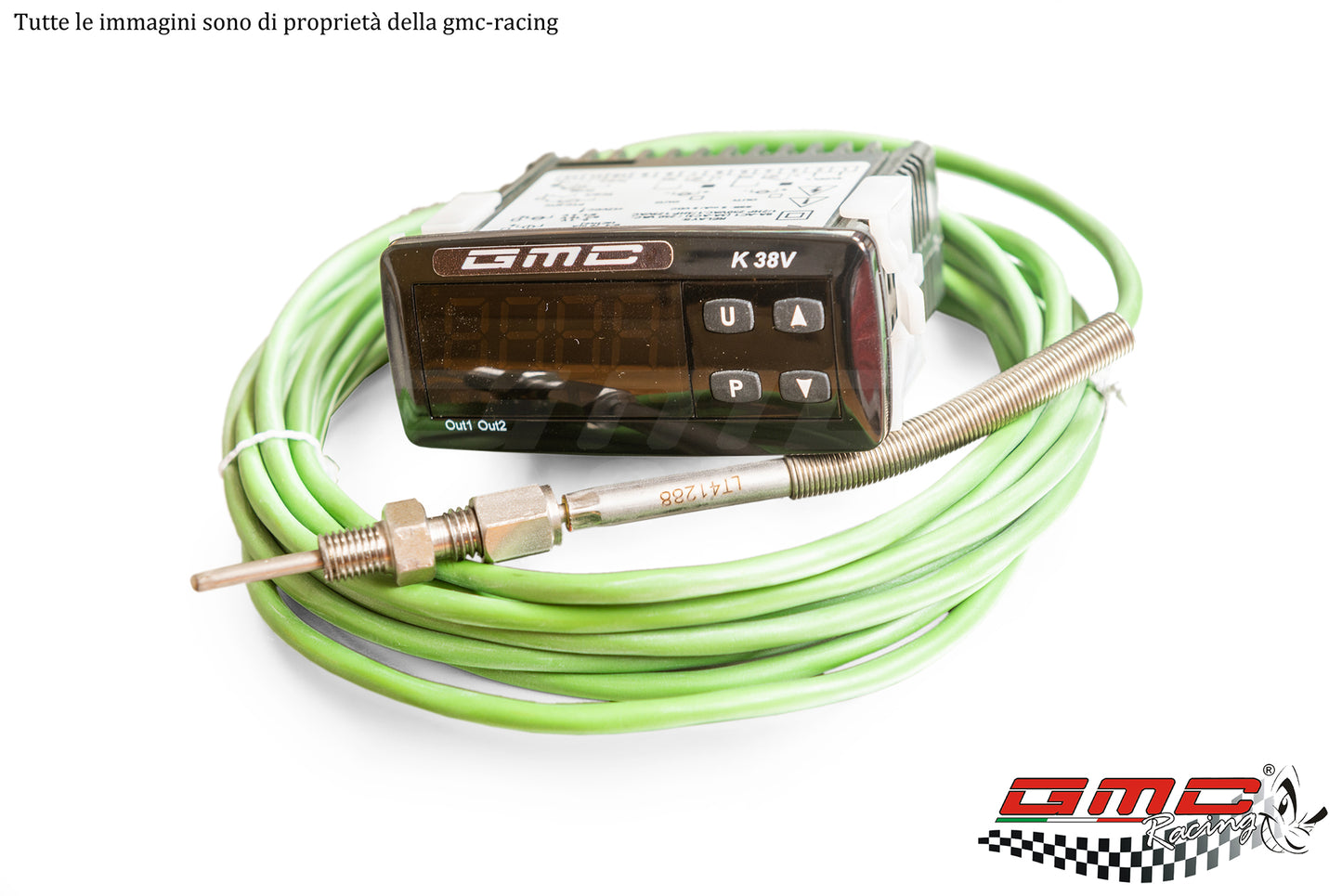 MISURATORE TEMP. GAS DI SCARICO COMPLETO CON SONDA ROSSO