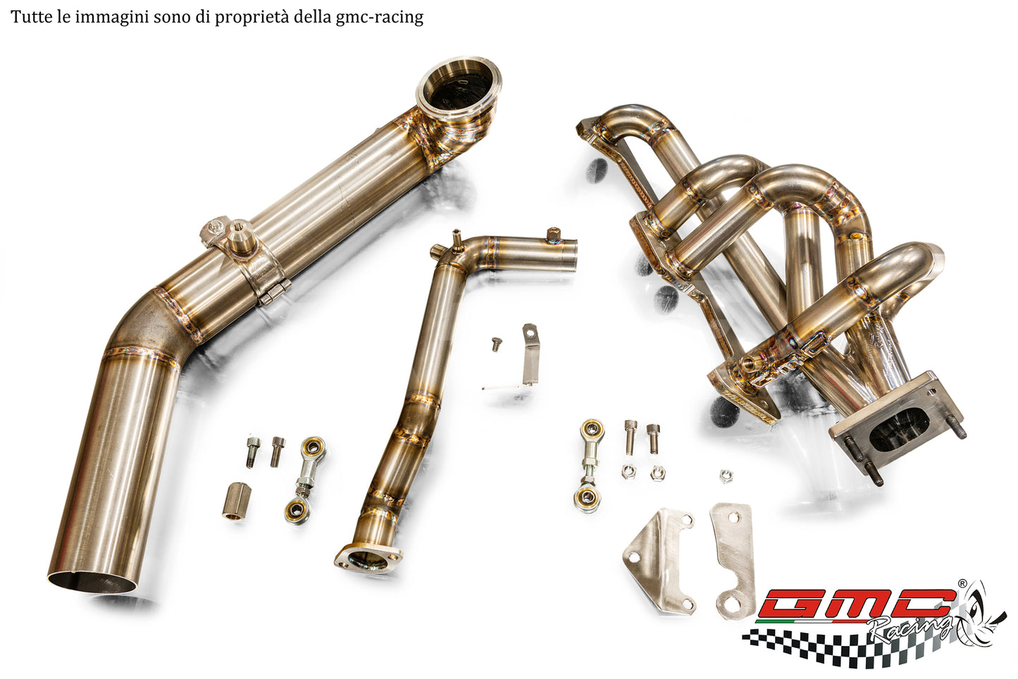 COLLETTORE  FIAT PUNTO GT CON ATTACCO TURBINA T25, CON KIT DOWNPIPE