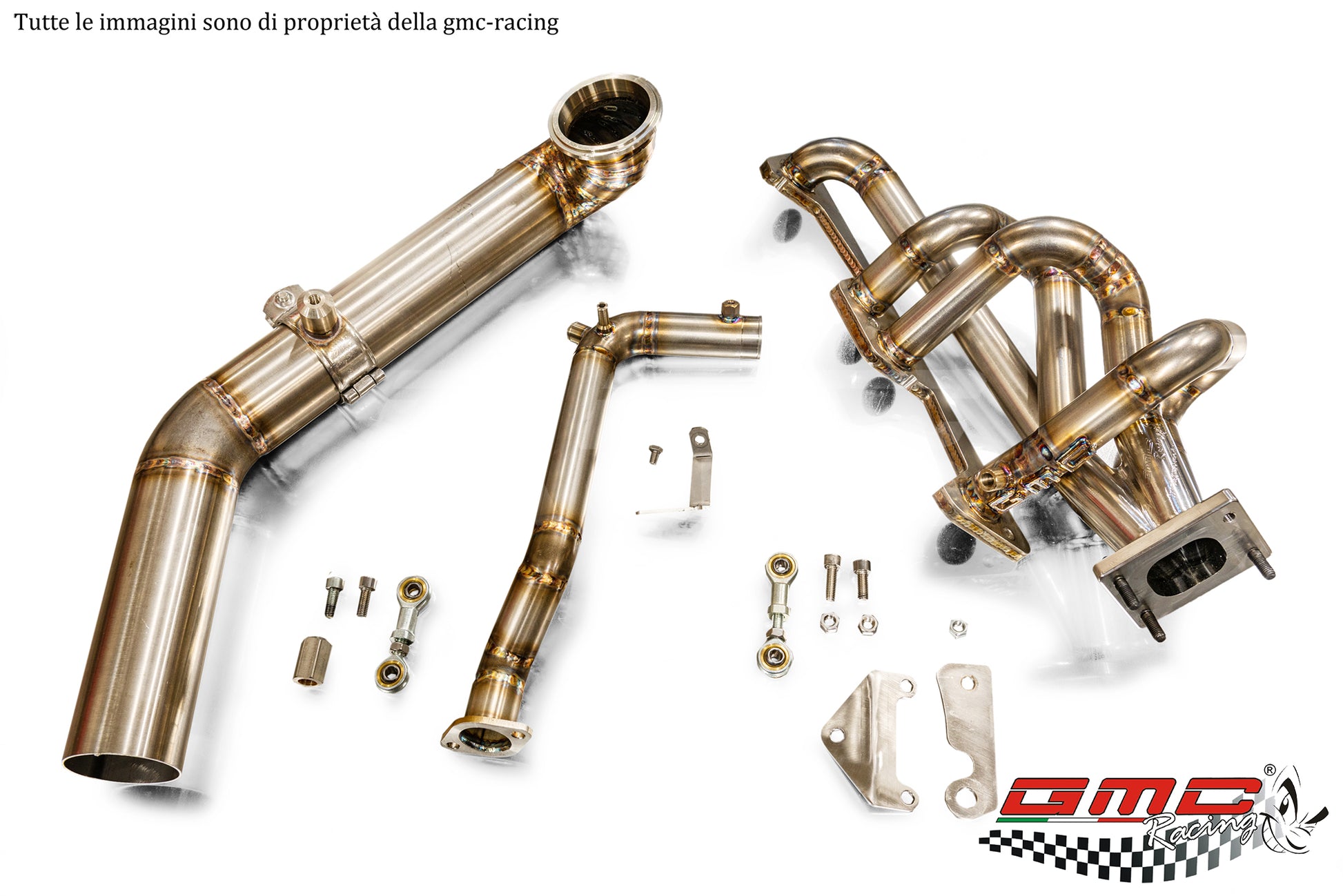 COLLETTORE  FIAT PUNTO GT CON ATTACCO TURBINA T25, CON KIT DOWNPIPE