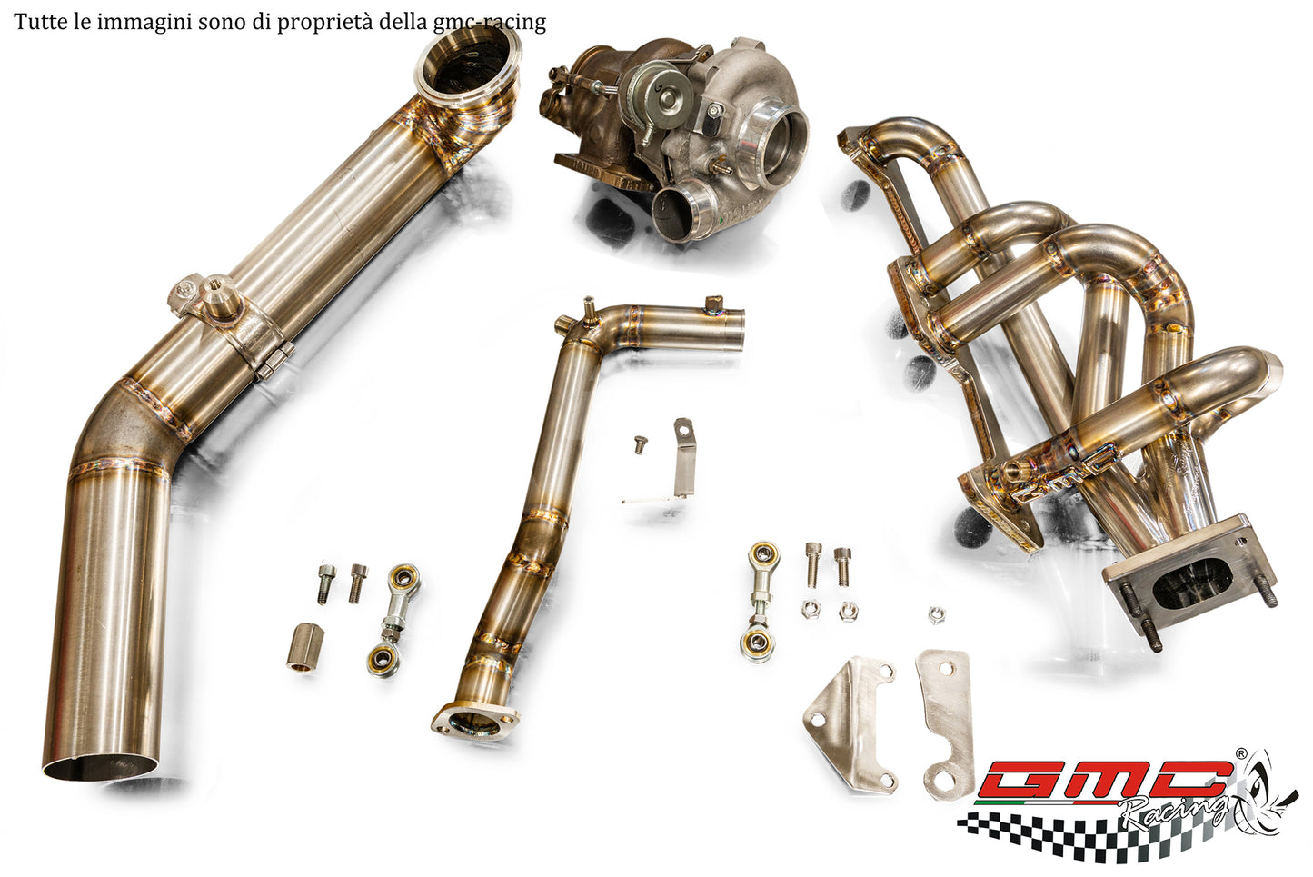 KIT TURBO  FIAT PUNTO GT PER POTENZA FINO A 380cv CON TURBINA GARRETT G SERIES