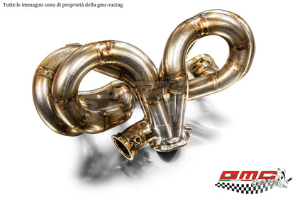 COLLETTORE INOX PER  LANCIA DELTA INTEGRALE 8V CON ATTACCO TURBO TIAL CON KIT DOWNPIPE