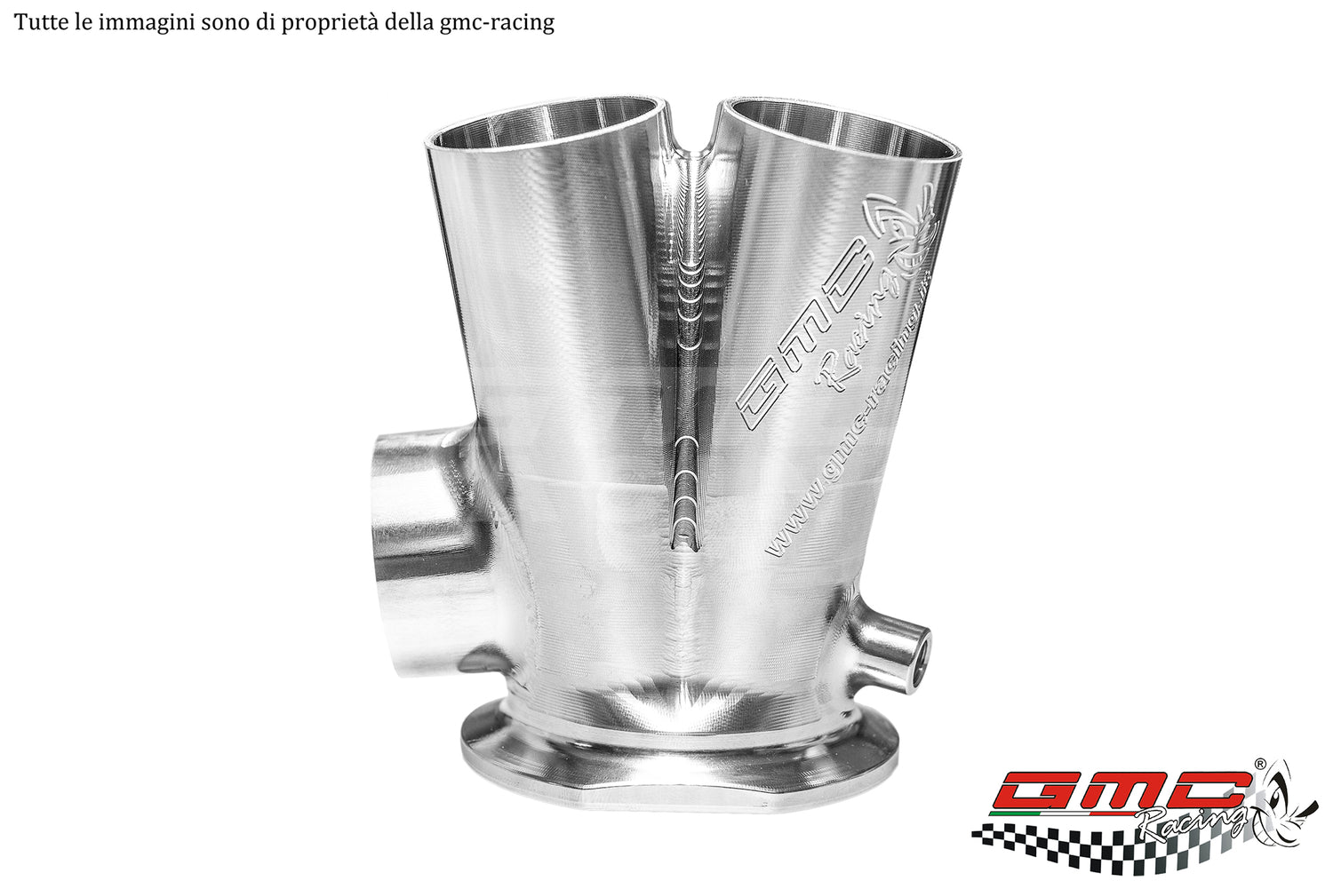 4in1 ATTACCO TIAL DIAMETRO ESTERNO CONDOTTI 38,0mm sp.1,5mm CON ATTACCO WASTEGATE ESTERNA DIAMETRO 42,4mm