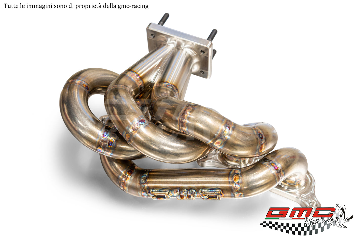 COLLETTORE IN INOX PER 1.4 T-JET ABARTH, FIAT, ALFA E LANCIA ATTACCO TURBO T25 CON TURBO SOTTO CON KIT DOWNPIPE