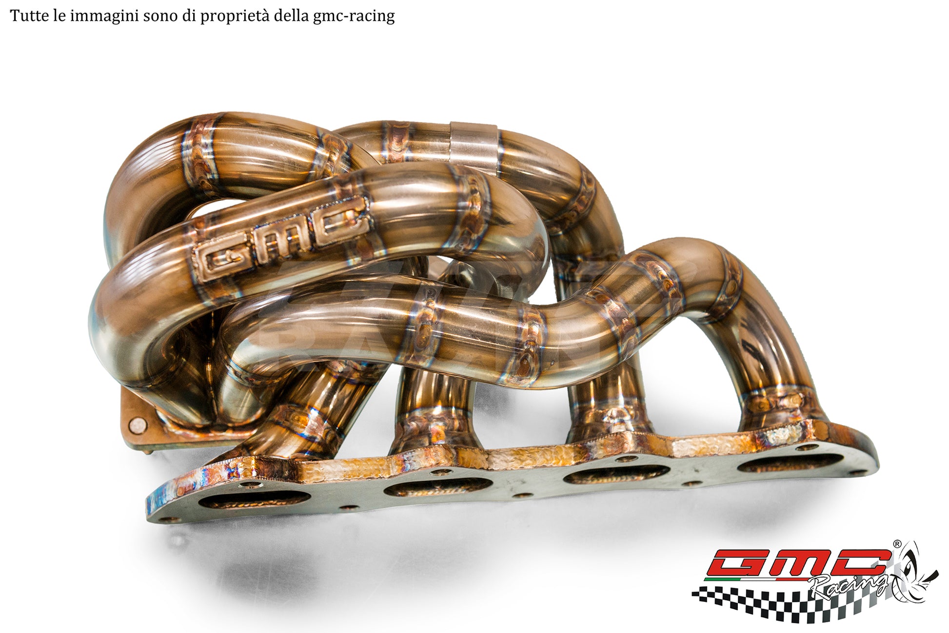 COLLETTORE INOX PER FIAT COUPE' 16V TURBO CON WASTEGATE ESTERNA