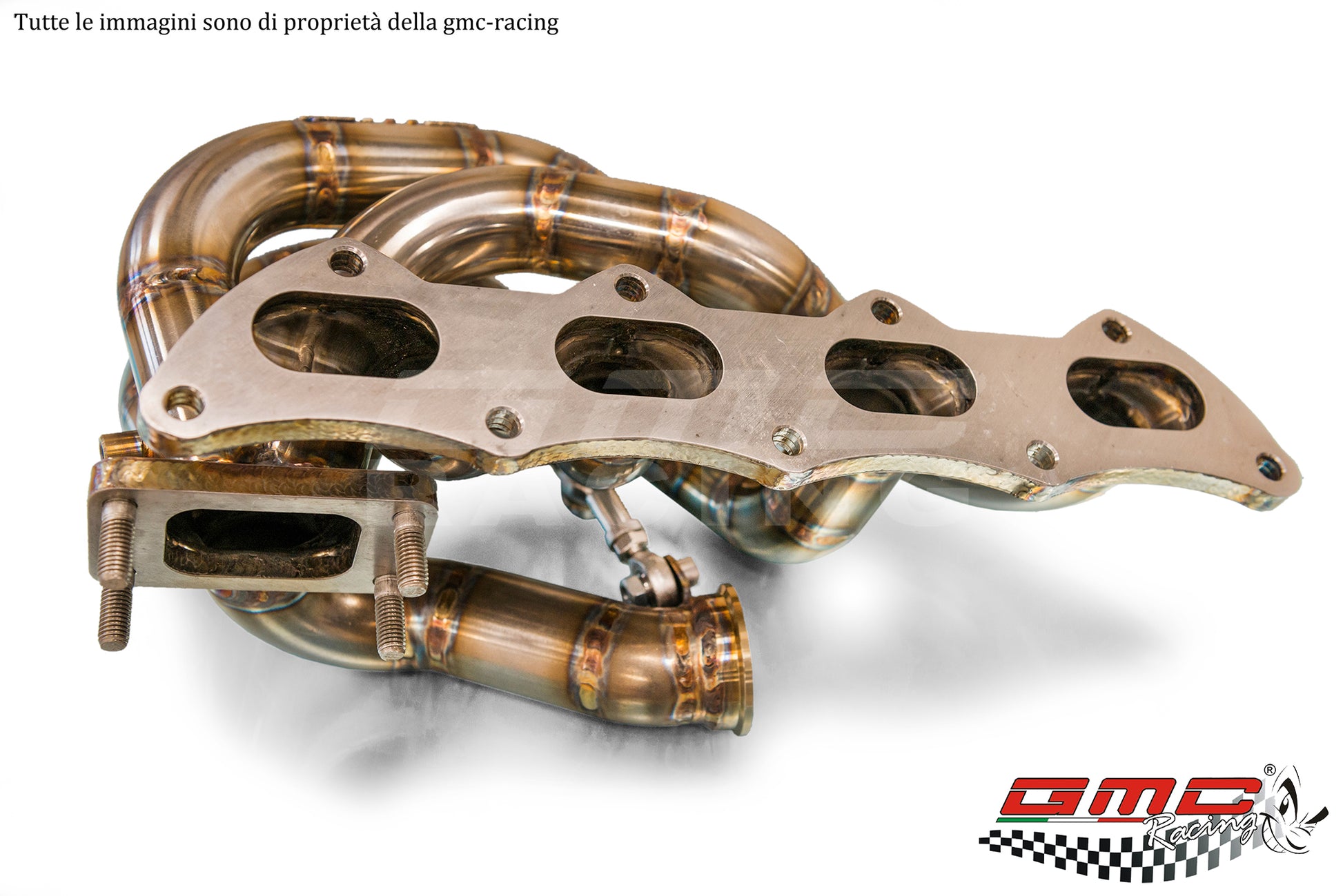 COLLETTORE INOX PER FIAT COUPE' 16V TURBO CON WASTEGATE ESTERNA