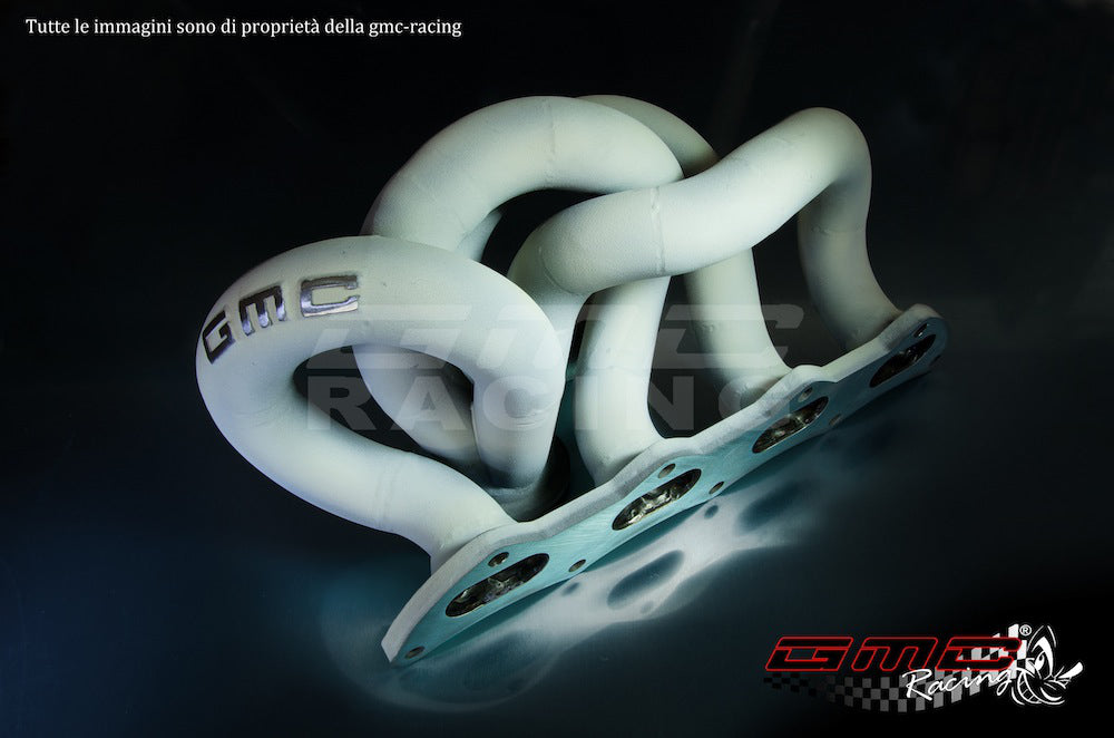 COLLETTORE INOX PER FIAT COUPE 16V TURBO CON WASTEGATE ESTERNA CON KIT DOWNPIPE