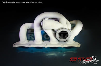 COLLETTORE INOX PER FIAT COUPE 16V TURBO CON WASTEGATE ESTERNA CON KIT DOWNPIPE