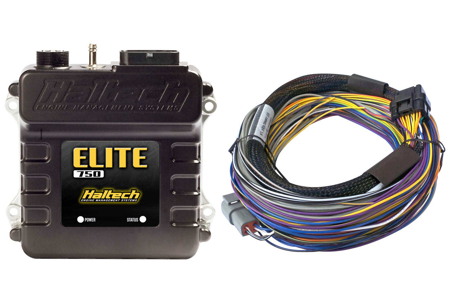 HALTECH ELITE 750 CENTRALINA UNIVERSALE + KIT CABLAGGIO UNIVERSALE BASIC