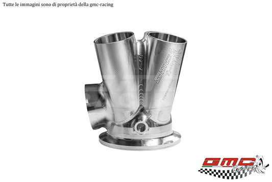 4in1 TIAL CONNECTOR EXTERNAL DIAMETER OF DUCT 42.4mm thick 1.5mm WITH EXTERNAL WASTEGATE CONNECTOR DIAMETER 48.0mm