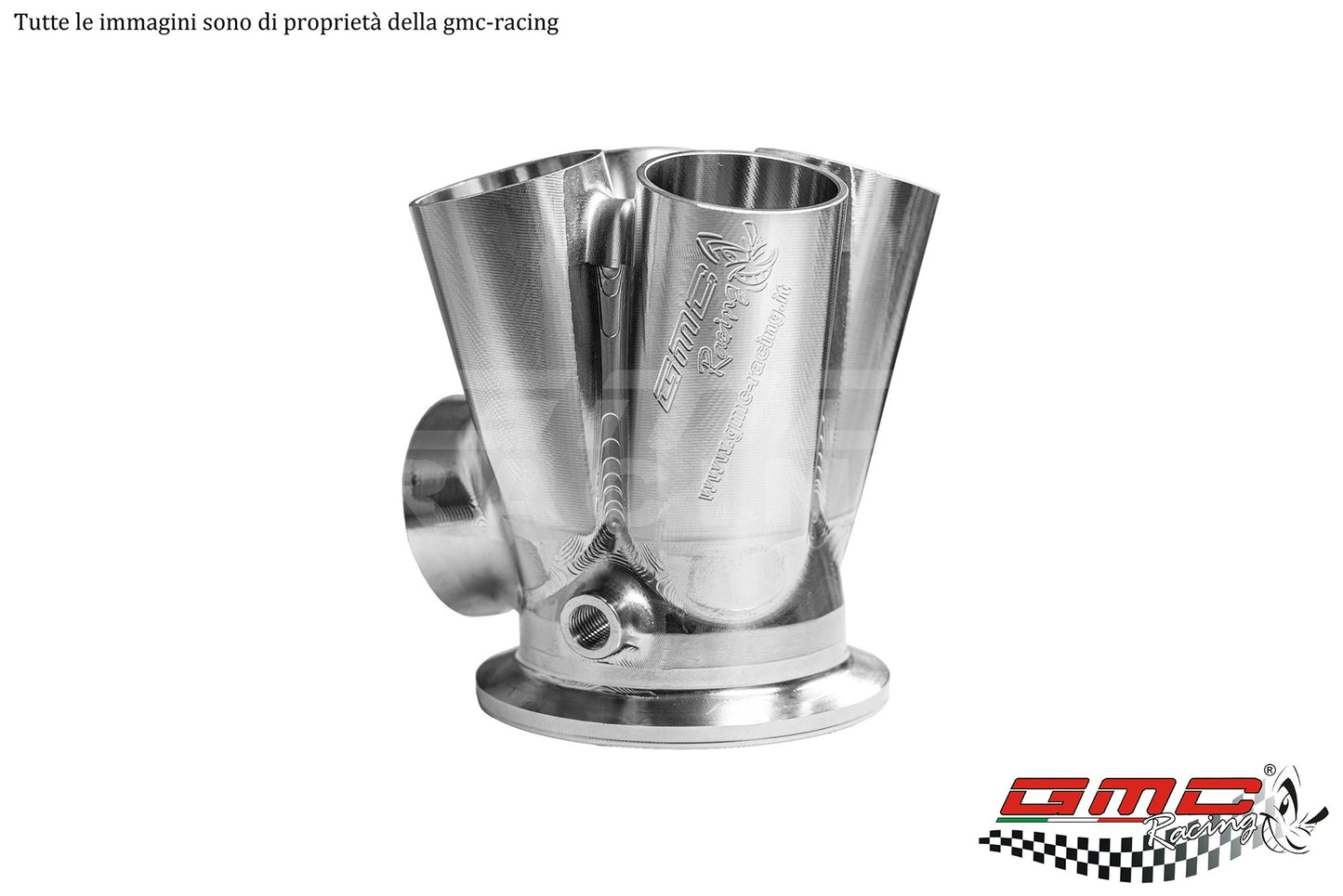 4in1 TIAL CONNECTOR EXTERNAL DIAMETER OF DUCT 42.4mm thick 1.5mm WITH EXTERNAL WASTEGATE CONNECTOR DIAMETER 48.0mm