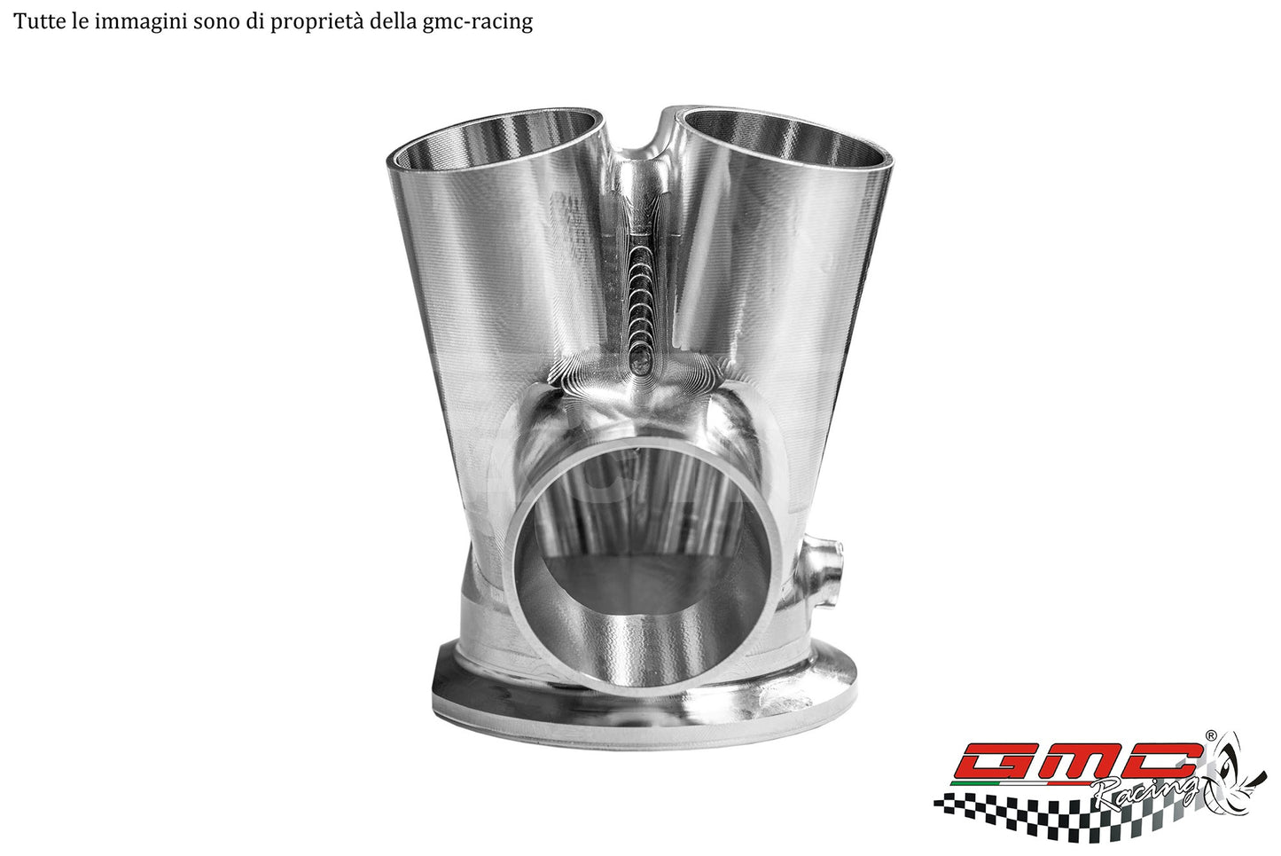4in1 TIAL CONNECTOR EXTERNAL DIAMETER OF DUCT 42.4mm thick 1.5mm WITH EXTERNAL WASTEGATE CONNECTOR DIAMETER 48.0mm