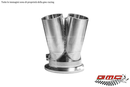 4in1 TIAL CONNECTOR EXTERNAL DIAMETER OF DUCT 42.4mm thick 1.5mm WITH EXTERNAL WASTEGATE CONNECTOR DIAMETER 48.0mm