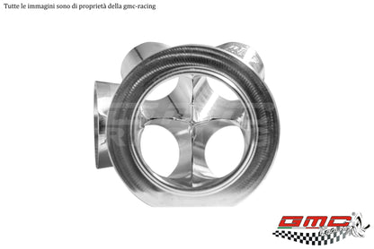 4in1 TIAL CONNECTOR EXTERNAL DIAMETER OF DUCT 42.4mm thick 1.5mm WITH EXTERNAL WASTEGATE CONNECTOR DIAMETER 48.0mm