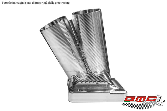 4in1 MACHINED FROM FULL T25 CONNECTION EXTERNAL DIAMETER OF DUCT 33.7mm thick 1.5mm INCLINED