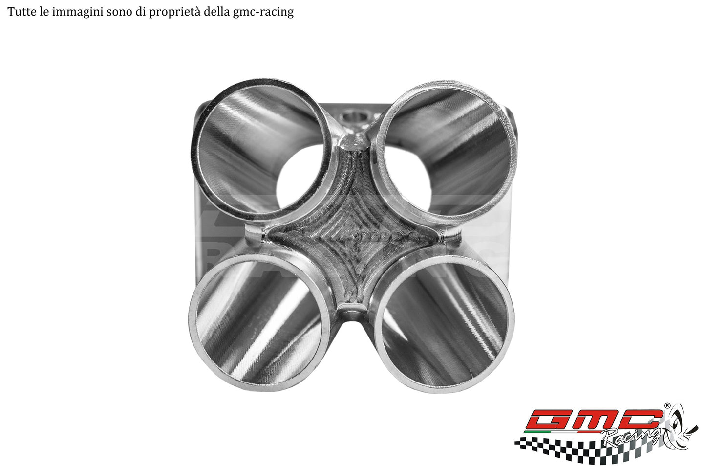 4in1 MACHINED FROM FULL T25 CONNECTION EXTERNAL DIAMETER OF DUCT 33.7mm thick 1.5mm INCLINED