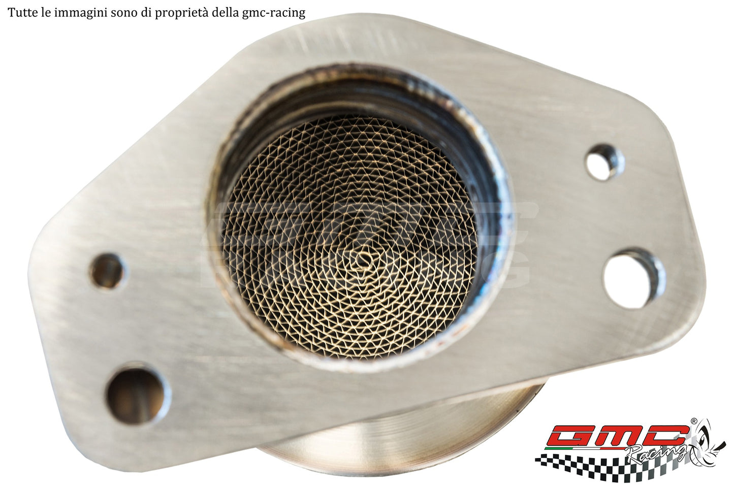 DOWNPIPE PER ABARTH, ALFA, FIAT, LANCIA 1.4 PER T-JET PER TURBINA 1446 GARRETT CON CATALIZZATORE METALLICO