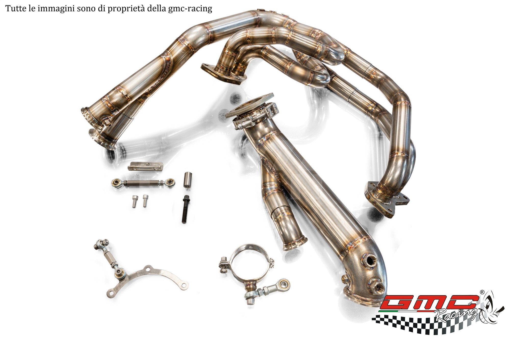 KIT COLLETTORE INOX PER SUBARU IMPREZA WRX/STI CON ATTACCO TURBO TIAL ...