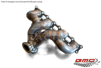 KIT COLLETTORE COSWORTH CON ATTACCO TURBO V-BAND CON WASTEGATE ESTERNA E KIT DOWNPIPE