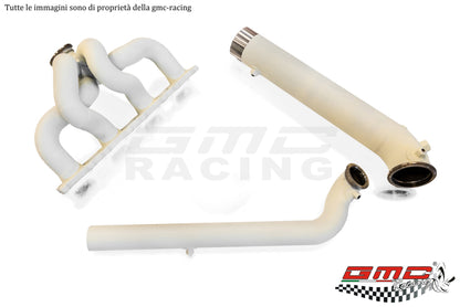 KIT COLLETTORE COSWORTH CON ATTACCO TURBO V-BAND CON WASTEGATE ESTERNA E KIT DOWNPIPE