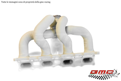 KIT COLLETTORE COSWORTH CON ATTACCO TURBO V-BAND CON WASTEGATE ESTERNA E KIT DOWNPIPE