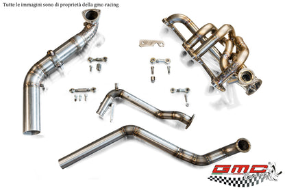 KIT COLLETTORE PUNTO GT CON ATTACCO TURBINA TIAL E CON WASTEGATE ESTERNA MV-S, CON KIT DOWNPIPE